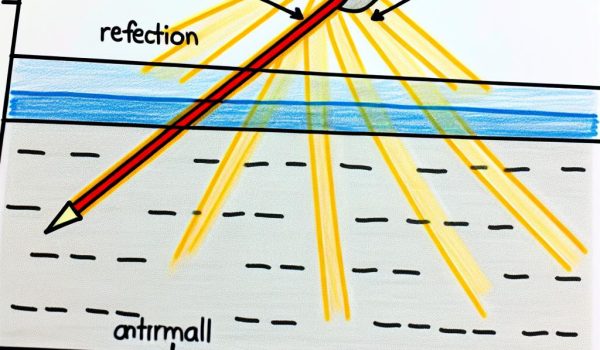 The principles of refraction and reflection in optics.