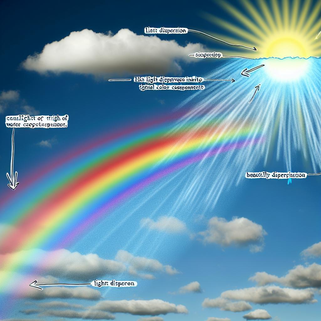 The science behind light dispersion and rainbows.